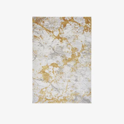Olivia's Asiatic Carpets Astral Machine Woven Rug Ochre - 160 x 230cm