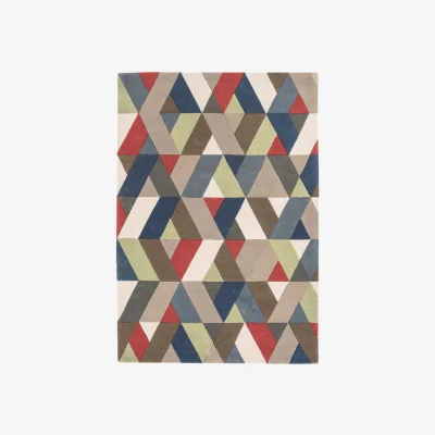 Olivia's Asiatic Carpets Funk Hand Tufted Rug Chevron Multi - 200 x 300cm