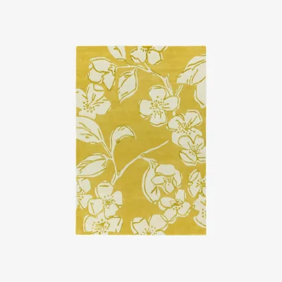 Olivia's Asiatic Carpets Matrix Hand Tufted Rug Devore Yellow - 200 x 300cm