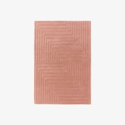 Olivia's Asiatic Carpets Form Hand Tufted Rug Pink - 200 x 290cm