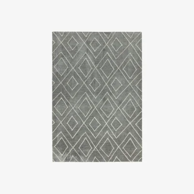 Olivia's Asiatic Carpets Nomad Table Tufted Rug Silver - 200 x 290cm