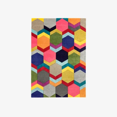 Olivia's Asiatic Carpets Malibu Machine Woven Rug Lozenge - 120 x 170cm