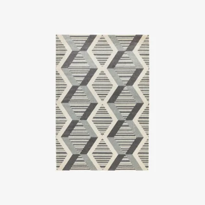 Olivia's Asiatic Carpets Colt Machine Woven Rug Diamond Grey - 160 x 230cm