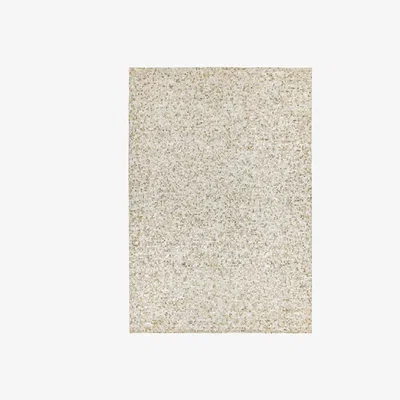 Olivia's Asiatic Carpets Elona Mosaic Cowhide Hand Sewn Rug Silver - 160 x 230cm