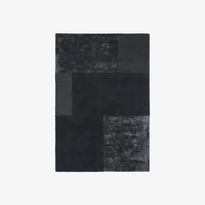 Olivia's Asiatic Carpets Tate Tonal Textures Hand Tufted Rug Charcoal - 200 x 290cm
