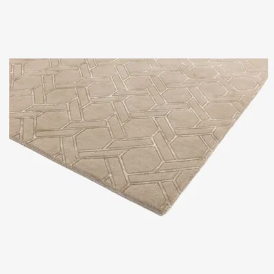Olivia's Asiatic Carpets Nexus Hand Tufted Rug Fine Lines Sand/Sand - 160 x 230cm