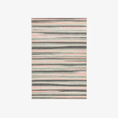 Olivia's Asiatic Carpets Colt Machine Woven Rug Stripe Pink - 200 x 290cm