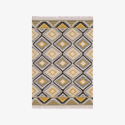 Olivia's Asiatic Carpets Kelims Patchwork Hand Woven Rug KELM04 - 120 x 170cm