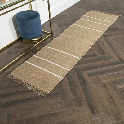 Olivia's Native Home Striped Jute Runner Rug 60 x 230cm