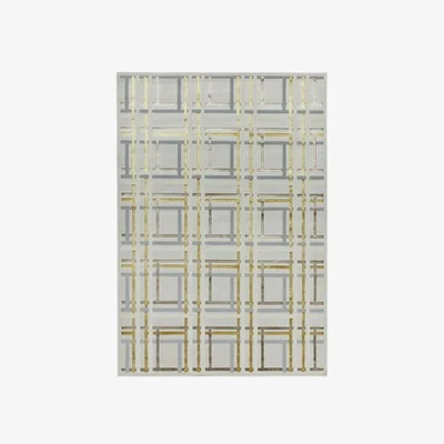 Downtown Asiatic Aurora AU15 Rug - Elexus - 080x150cm - ["Silver","Cream","Grey","Yellow"]