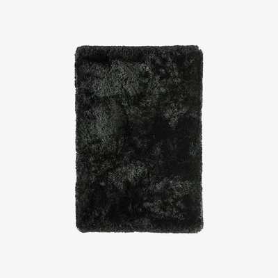 Downtown Asiatic Plush Rug - Black - 200x300cm