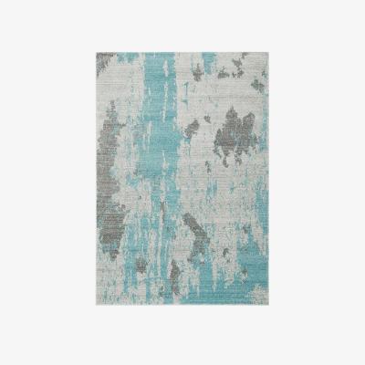 Downtown Asiatic Nova NV15 Abstract Rug - Painterly Duck Egg - 160cm x 230cm
