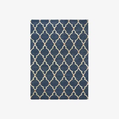Downtown Sanderson Empire Trellis Indigo 45508 Rug