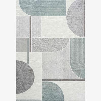 Downtown Mastercraft 046-0002/6141 Milano Rug - Grey/Green - 200cm x 290cm