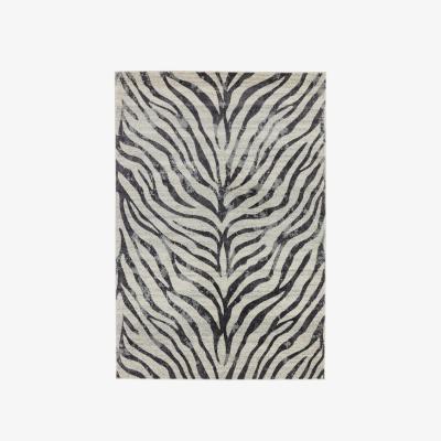 Downtown Asiatic Nova NV27 Zebra Rug - Grey - 160cm x 230cm
