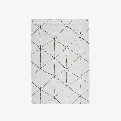 Downtown Mastercraft 014-0054/6131 Dune Recycled Yarn Rug - White/Cream - 160cm x 230cm