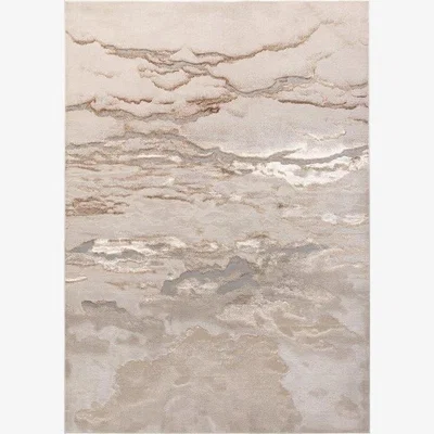 Downtown Asiatic Aurora AU17 Rug - Linea - 200x290cm - Cream/Beige/Pink/Silver