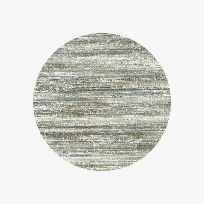 Downtown Mastercraft 023-0094/6959 Mehari Round Rug - Blue - 200cm Circle