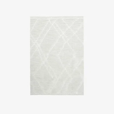 Downtown Mastercraft 014-0005/6292 Dune Recycled Yarn Rug - White - 80cm x 150cm In Brown