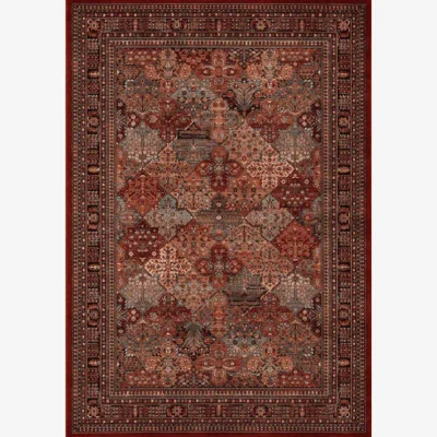 Downtown Mastercraft Kashqai 4309/300 Wool Royal Rug - Red - 240cm x 340cm
