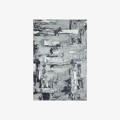 Downtown Asiatic Orion Decor OR02 Rug - Grey - 120x170cm, Geometric - Grey/Silver