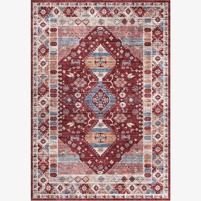 Downtown Downtown Silk Road -  Madar Rug - ["Red"]