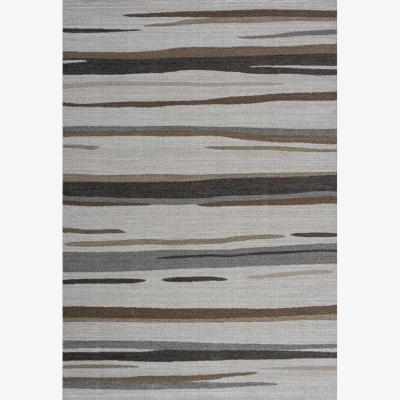 Downtown Mastercraft 034-0147/6464 Liberty Heatset Rug - Brown/Grey - 160cm x 230cm