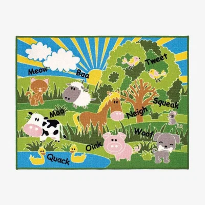 Downtown Oriental Weavers Playtime Animals Rug