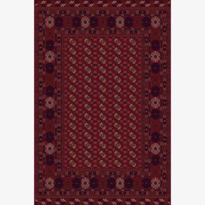 Downtown Mastercraft 4378/300 Kashqai Wool Wilton Rug - Red - 240cm x 340cm