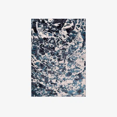 Downtown Asiatic Aurora AU21 Rug - Foam - 200x290cm - Black/Blue/Silver/White