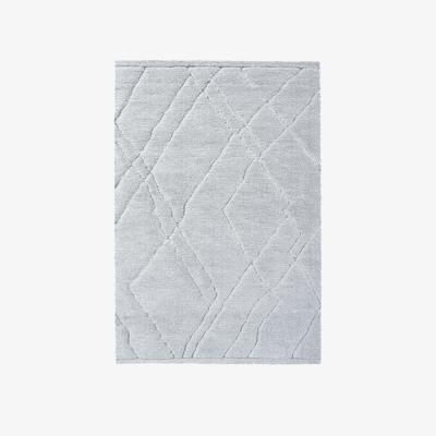 Downtown Mastercraft 014-0005/5181 Dune Recycled Yarn Rug - Grey/Silver - 160cm x 230cm
