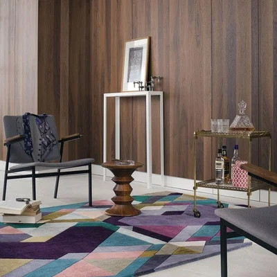 Downtown Ted Baker Mosaic Light Purple 57605 Rug