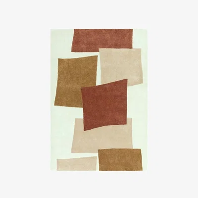 Downtown Asiatic Romy 13 Papercut Geometric Rug - Red - 200cm x 290cm