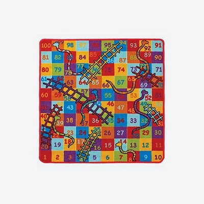 Downtown Oriental Weavers Playtime Snakes & Ladders Rug