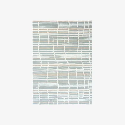 Downtown Florence Broadhurst Tortoise Stripe Jade 39808 Rug