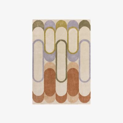 Downtown Asiatic Romy 09 Module Geometric Rug - Pastel Multi - 120cm x 170cm