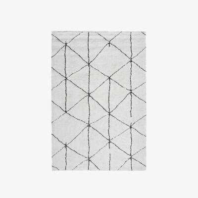 Downtown Mastercraft 014-0054/6131 Dune Recycled Yarn Rug - White/Cream - 133cm x 195cm