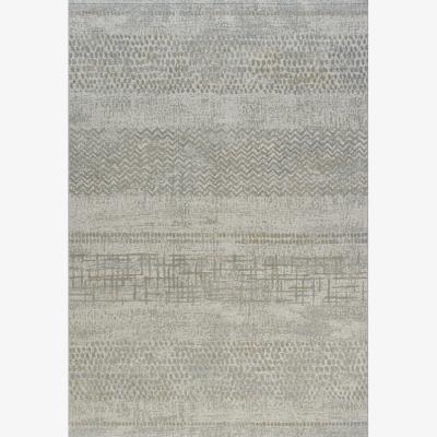 Downtown Mastercraft 063-0857/9293 Galleria Heavy Heatset Wilton Rug - Cream/Grey - 200cm Circle