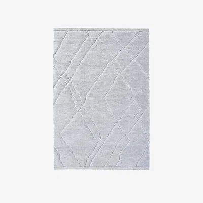Downtown Mastercraft 014-0005/5181 Dune Recycled Yarn Rug - Grey/Silver - 133cm x 195cm