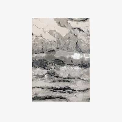 Downtown Asiatic Aurora AU05 Rug - Quartz - 200x290cm - Black/Grey