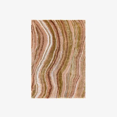 Downtown Mastercraft 471.24.Gc995 Moda Modern Rug - Pink/Gold - 160cm x 230cm