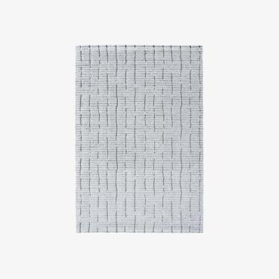 Downtown Mastercraft 014-0002/5131 Dune Recycled Yarn Rug - Grey/Silver - 80cm x 150cm