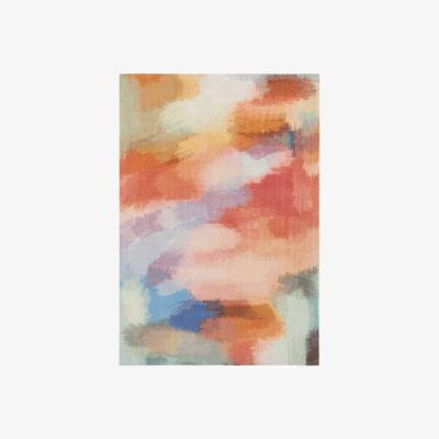 Downtown Asiatic Vision Diffuse Abstract Wool Rug - Multi - 120cm x 170cm