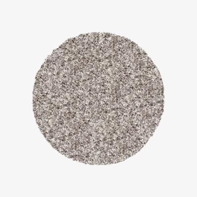 Downtown Mastercraft 039-001/9999 Twilight Shaggy Round Rug - Silver/Grey - 200cm Circle