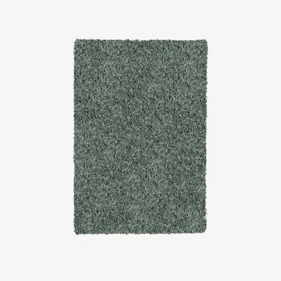 Downtown Mastercraft 039-0001/4422 Twilight Shaggy Rug - Green - 120cm x 170cm