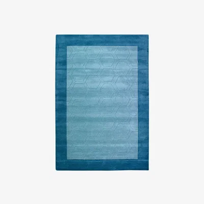 Downtown Oriental Weavers Hex Teal Rug