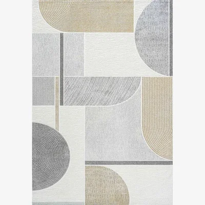 Downtown Mastercraft 046-0002/6191 Milano Rug - Gold/Yellow - 133cm x 195cm