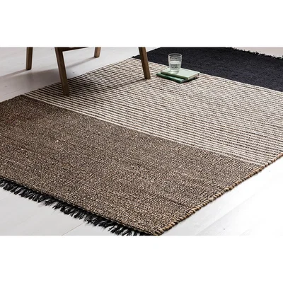 Perch and Parrow Jeremy Monochrome Rug