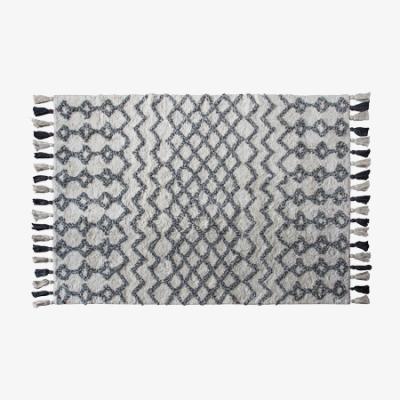 Perch and Parrow Ryder Cream Tassel Rug