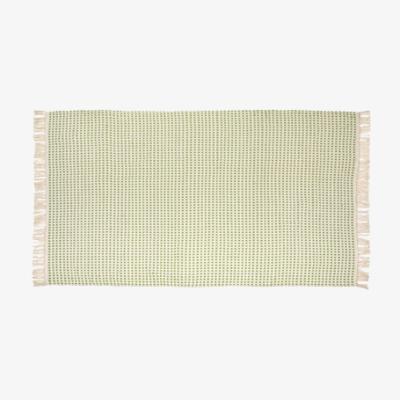 Perch and Parrow Dapple-Pie Rug in Green Large